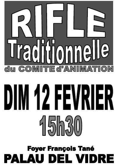 Grande rifle du comité d&rsquo;animation