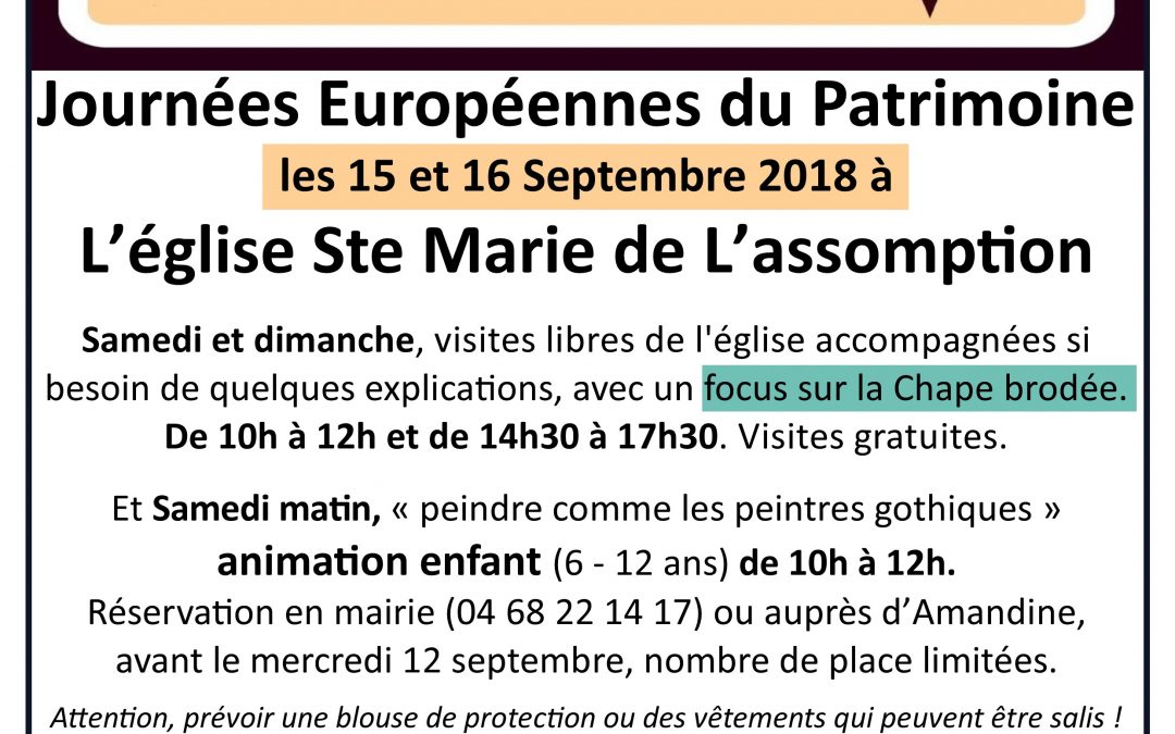 Journées européennes du Patrimoine