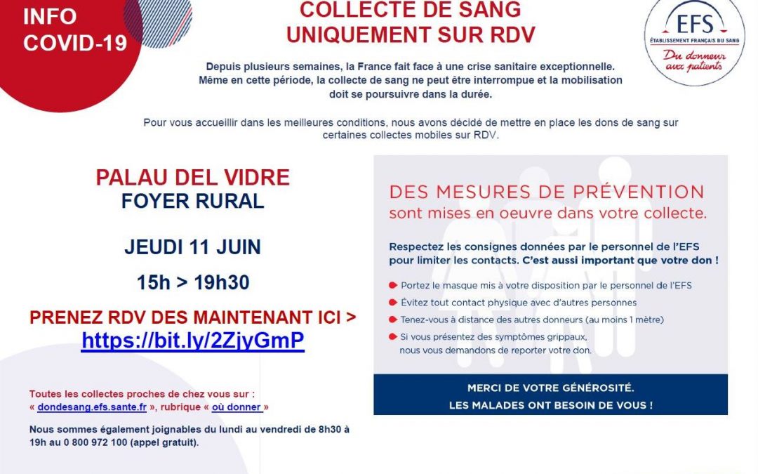 COLLECTE DE SANG