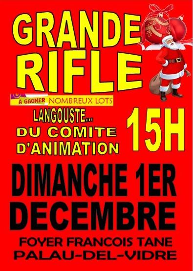 GRANDE RIFLE DE NOEL DU COMITE