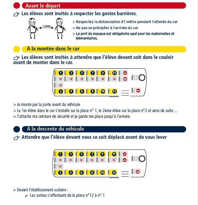 TRANSPORT SCOLAIRE : MESSAGE DE LA REGION OCCITANIE