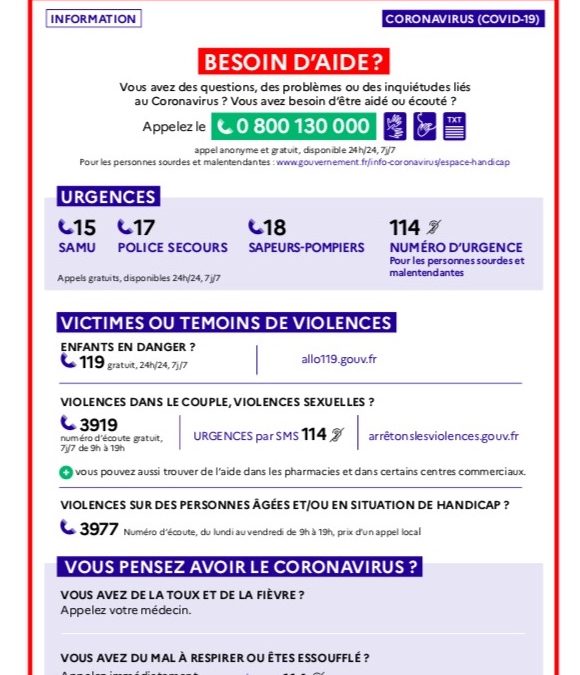 COVID-19: GUIDE PRATIQUE