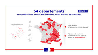 [COVID 19] : Etat d&rsquo;urgence sanitaire et couvre-feu