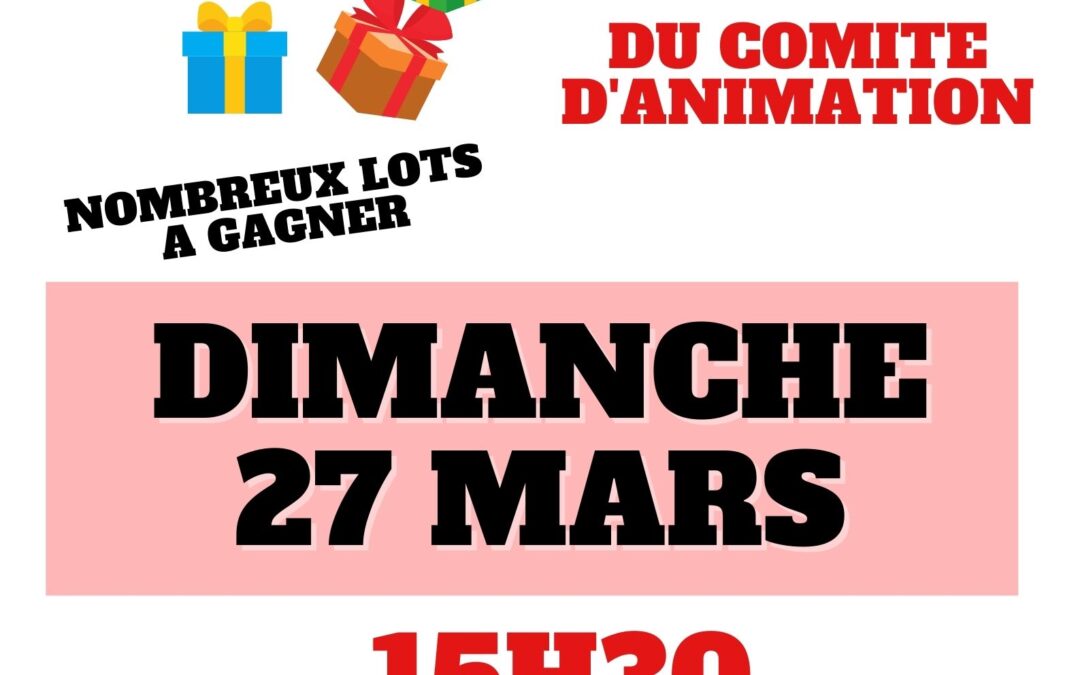 GRANDE RIFLE DU COMITE D&rsquo;ANIMATION