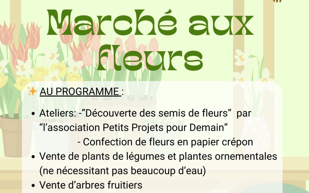 MARCHE AUX FLEURS