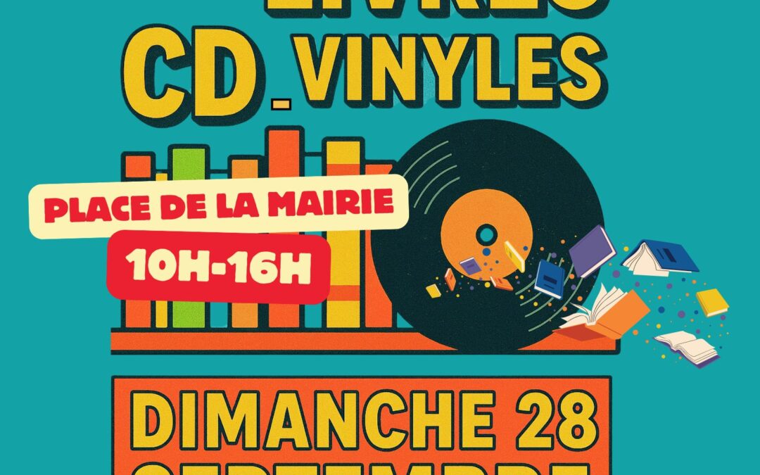 BOURSE AUX LIVRES, CD, VINYLES